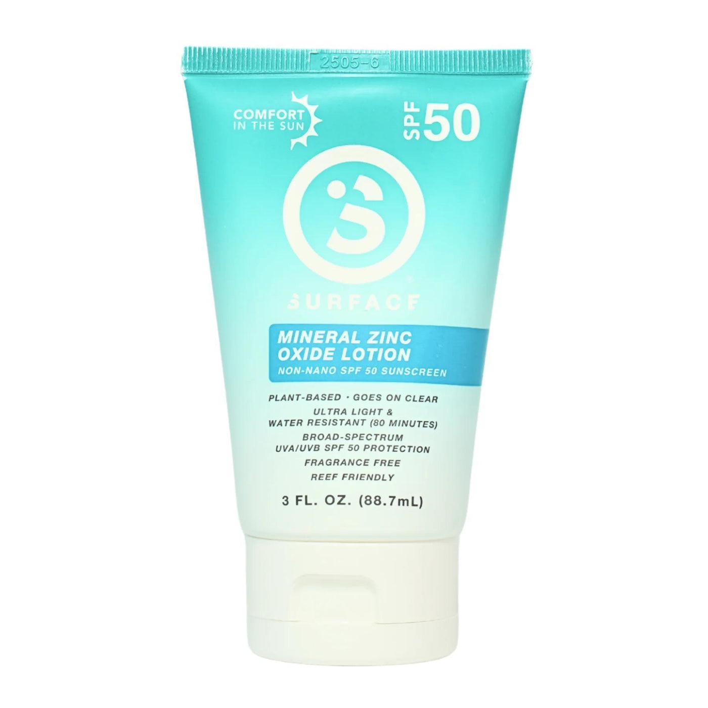 Surface SPF50 Mineral Sunscreen Lotion 3oz. - White