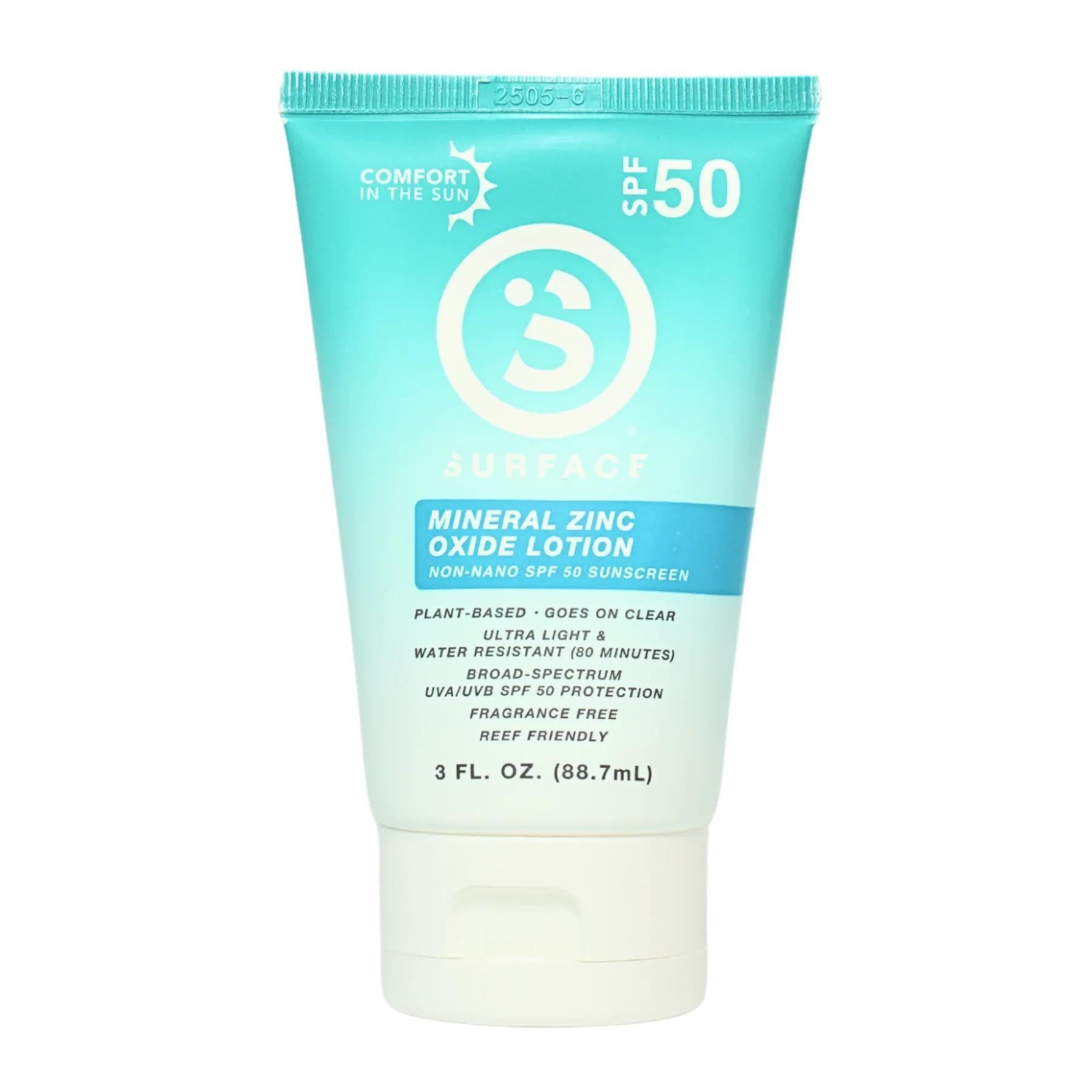 Surface SPF50 Mineral Sunscreen Lotion 3oz. - White
