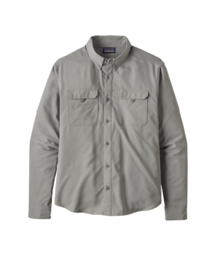 Patagonia M's L/S Self Guided Hike Shirt- Salt Grey - Conejos River Anglers