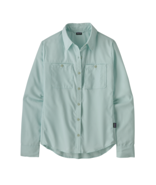 Patagonia W's L/S Self Guided Hike Shirt- Wispy Green - Conejos River Anglers