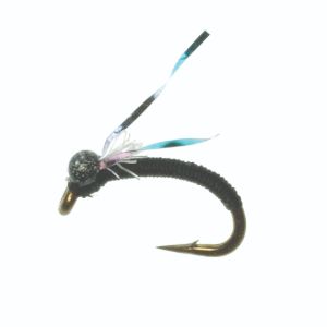 Tailwater Assassin Nymph Emergers UV Black – 6 Mosche Da Pesca A Mosca Premium Per Trota